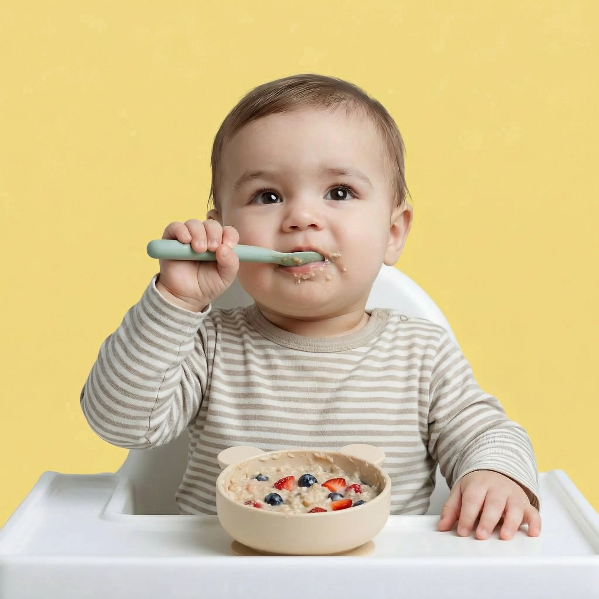 Baby eating